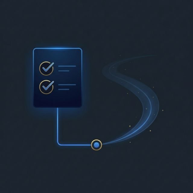 A completed checklist with a hidden path bypassing it — symbolising false assurance